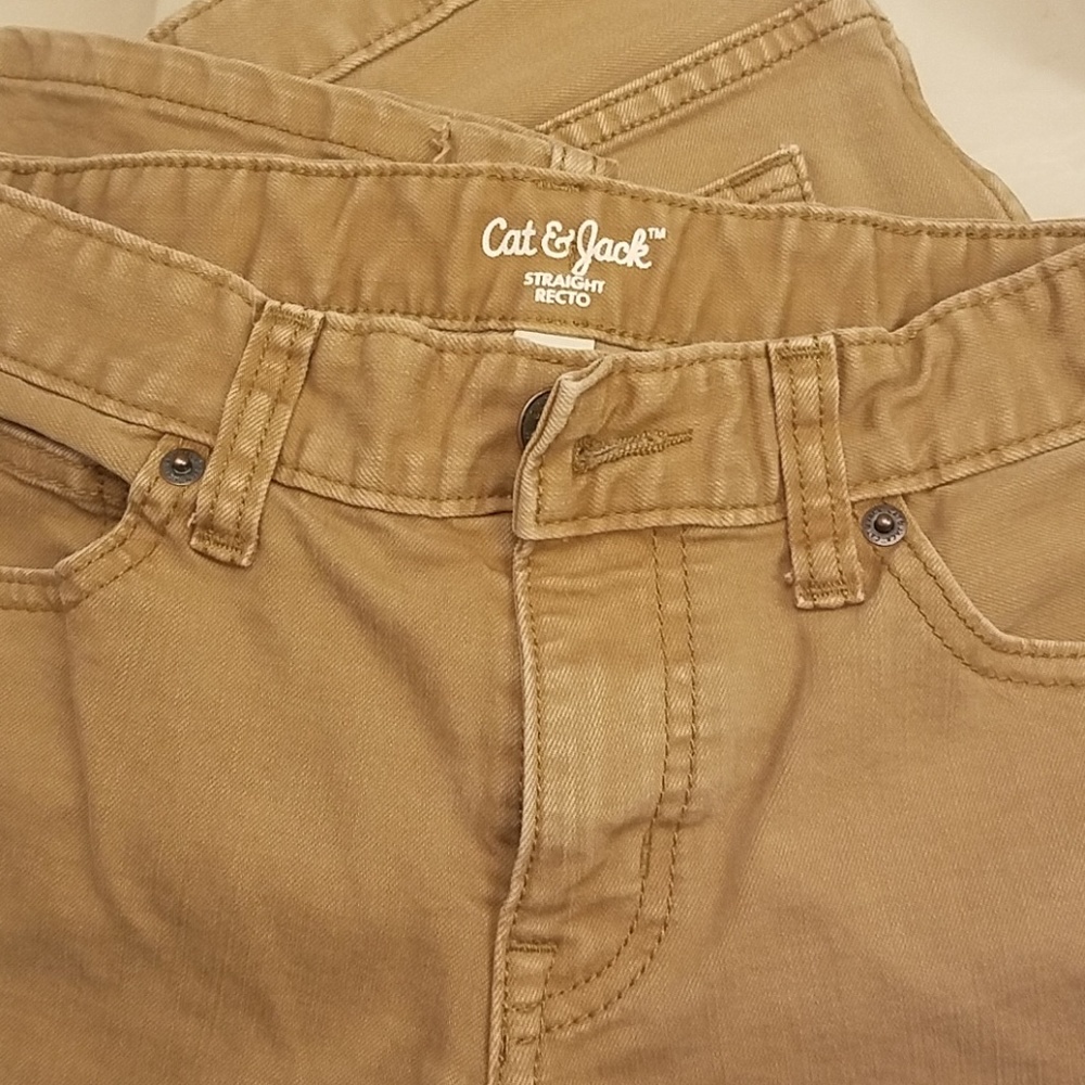 *BOTH* for $24, 2 NEW pairs Boys khaki pants